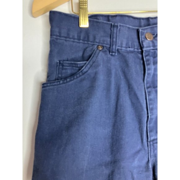 Vintage Big Yank Men's 34 Actual 30x30 Blue Pants Made in USA - Picture 2 of 7